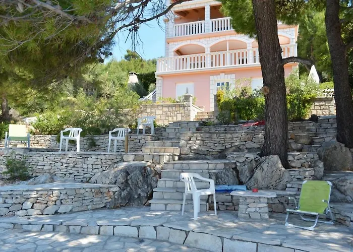 In Karbuni With Sea View, Terrace, Air Conditioning, W-lan 3609-1 아파트 Blato (Korcula)