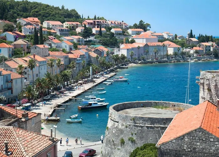 In Karbuni With Sea View, Terrace, Air Conditioning, W-lan 3609-1 * Blato (Korcula)