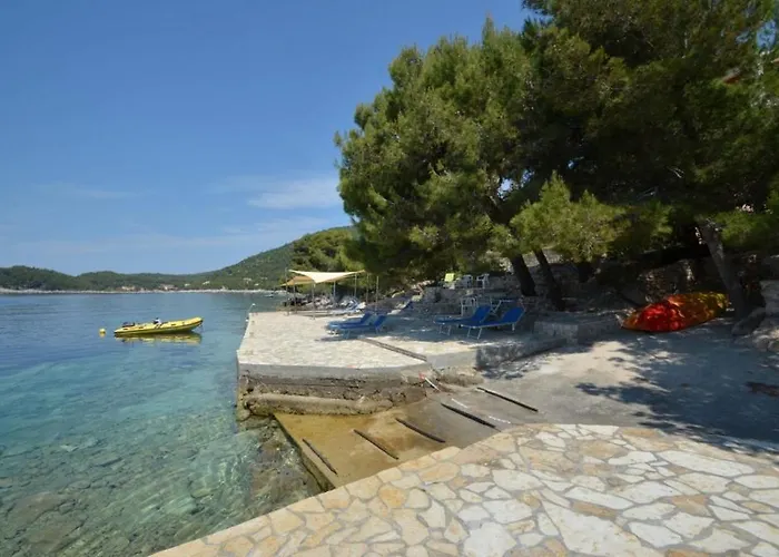 In Karbuni With Sea View, Terrace, Air Conditioning, W-lan 3609-1 Blato (Korcula)