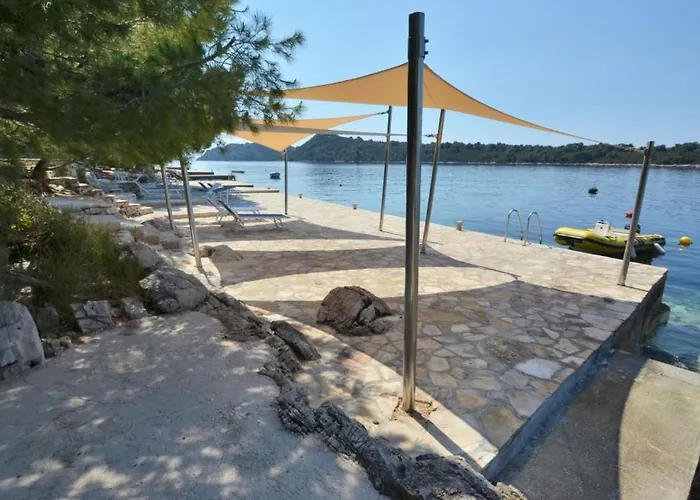 In Karbuni With Sea View, Terrace, Air Conditioning, W-lan 3609-1 Lejlighed Blato (Korcula)