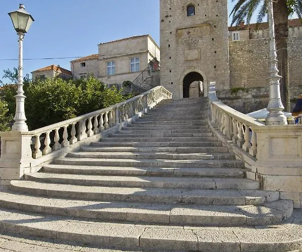 Lejlighed In Karbuni With Sea View, Terrace, Air Conditioning, W-lan 3609-1 Blato (Korcula)